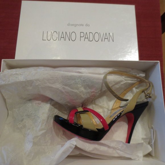 LUCIANO PADOVAN Colorful Ankle Strap Heels - Picture 8 of 10